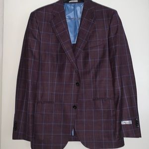 Peter Millar purple suit jacket